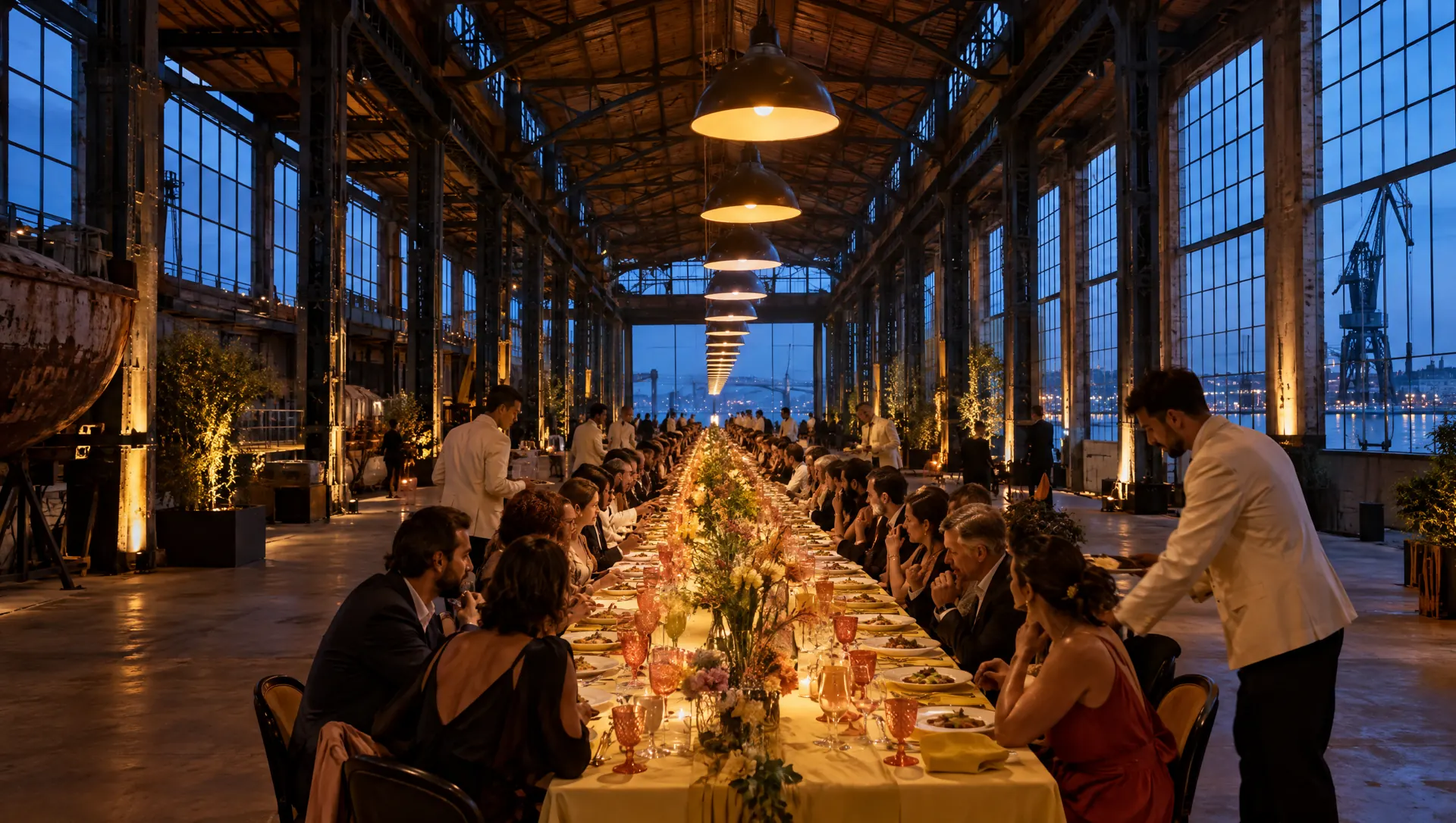 Shipyard Supper 2026: Lisbon. One table, 80 metres, 900 guests.
